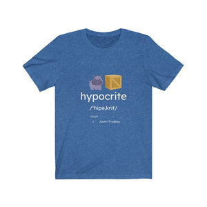 Hippo Crate/Hypocrite Trudeau Tee